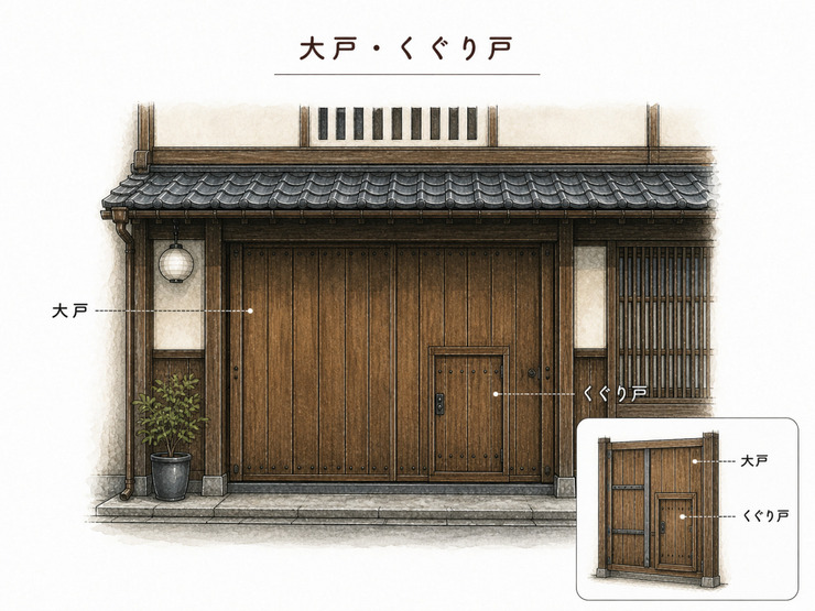 大戸・くぐり戸