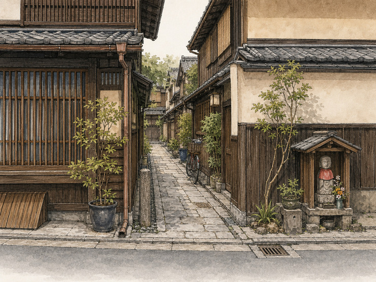 京都の路地