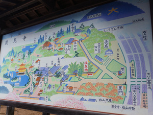 金閣寺の境内図